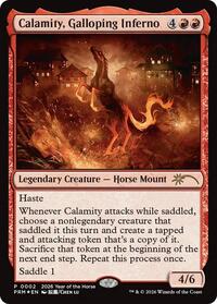 Calamity, Galloping Inferno (Year of the Horse 2026) (2) [Standard Showdown Promos]