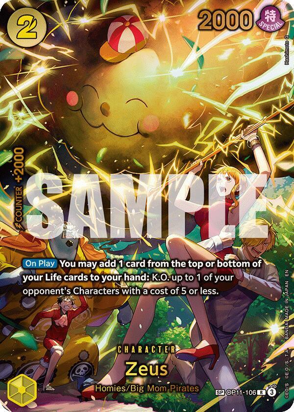 Zeus (SP) (OP11-106) [Adventure on Kami's Island]