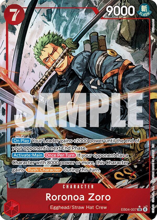 Roronoa Zoro (EB04-007) (Alternate Art) (EB04-007) [Adventure on Kami's Island]