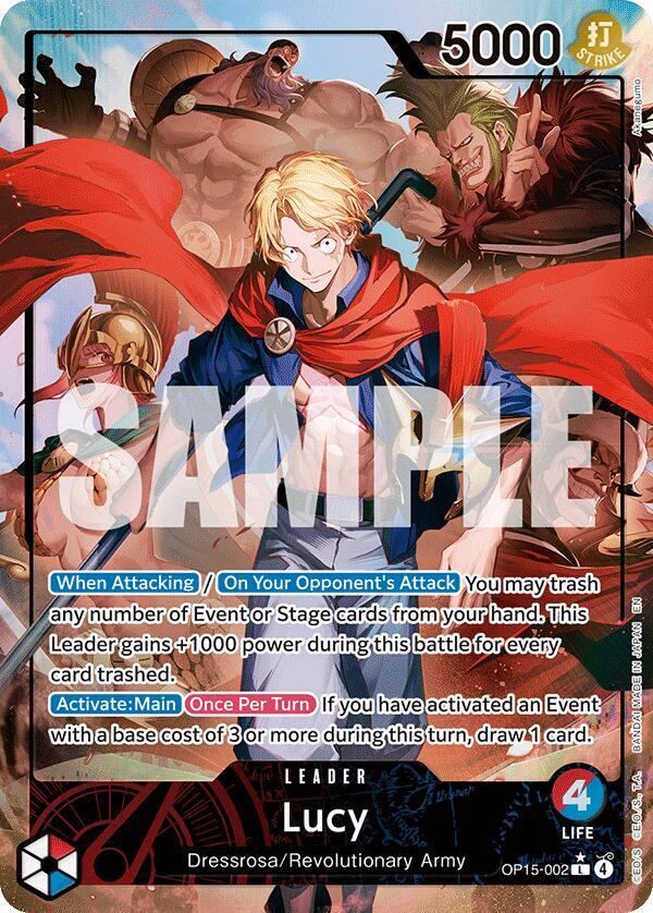 Lucy (Alternate Art) (OP15-002) [Adventure on Kami's Island]