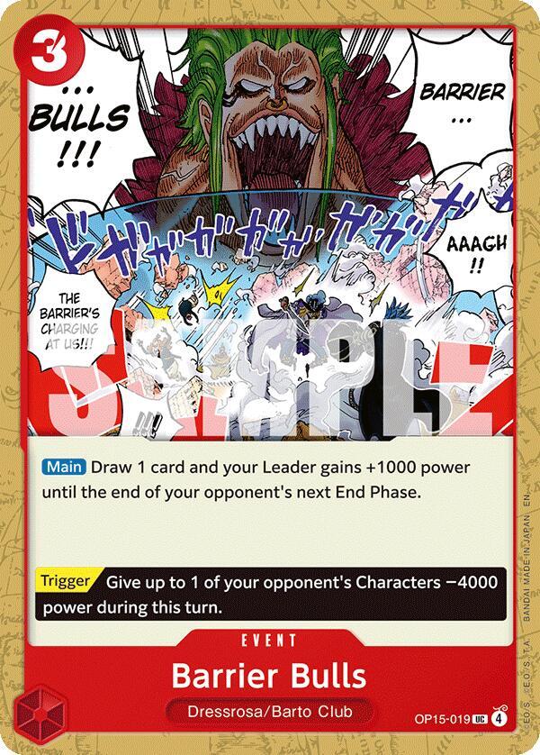 Barrier Bulls (OP15-019) [Adventure on Kami's Island]
