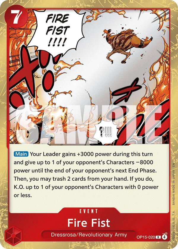 Fire Fist (OP15-020) [Adventure on Kami's Island]