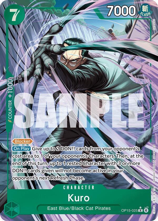 Kuro (Alternate Art) (OP15-025) [Adventure on Kami's Island]