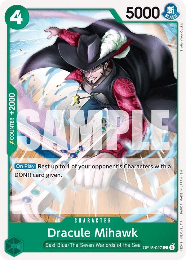 Dracule Mihawk (OP15-027) [Adventure on Kami's Island]