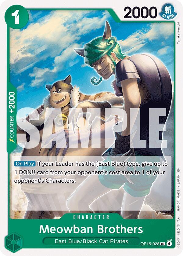 Meowban Brothers (OP15-028) [Adventure on Kami's Island]