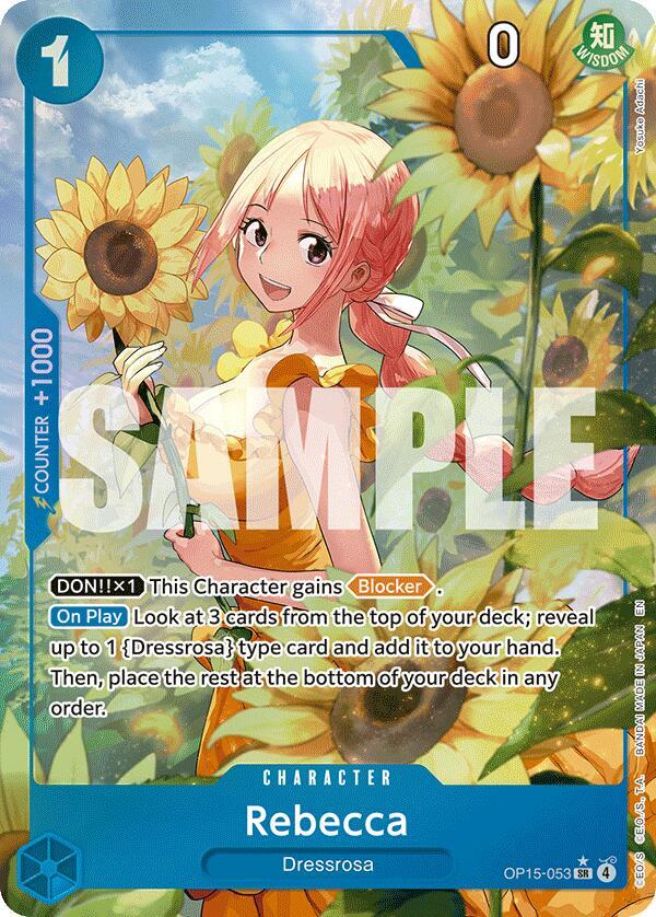 Rebecca (OP15-053) (Alternate Art) (OP15-053) [Adventure on Kami's Island]