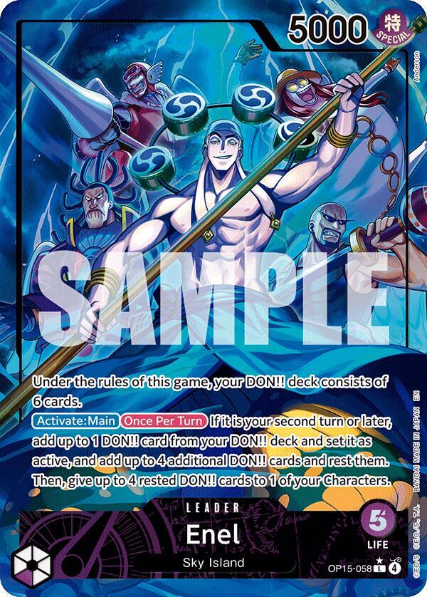 Enel (OP15-058) (Alternate Art) (OP15-058) [Adventure on Kami's Island]