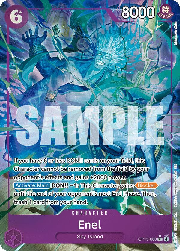 Enel (OP15-060) (Alternate Art) (OP15-060) [Adventure on Kami's Island]