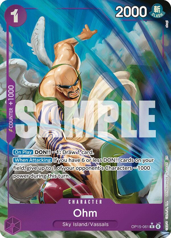 Ohm (Alternate Art) (OP15-061) [Adventure on Kami's Island]