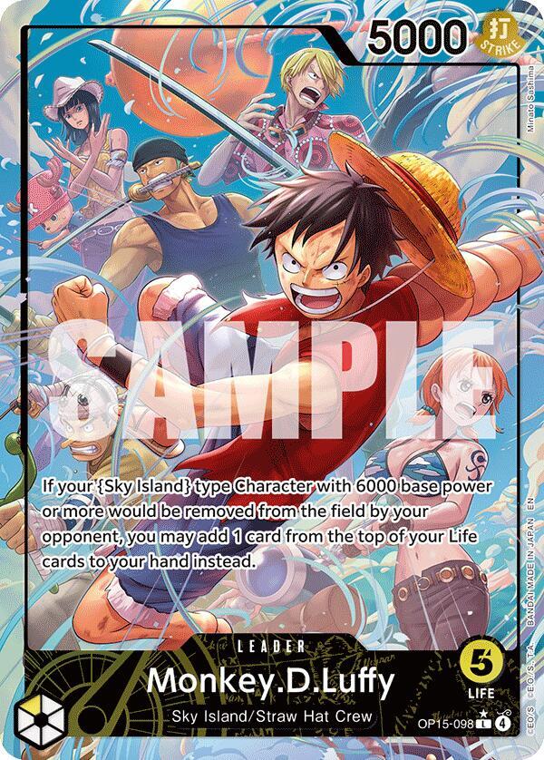 Monkey.D.Luffy (OP15-098) (Alternate Art) (OP15-098) [Adventure on Kami's Island]