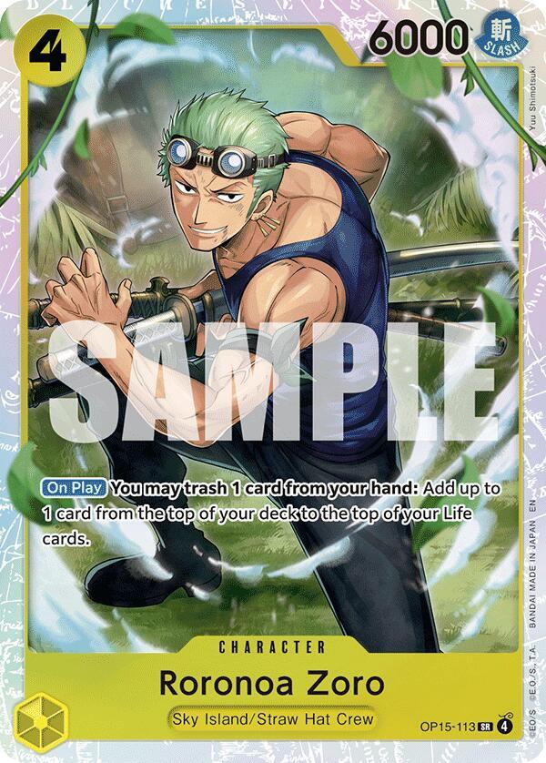 Roronoa Zoro (OP15-113) (OP15-113) [Adventure on Kami's Island]