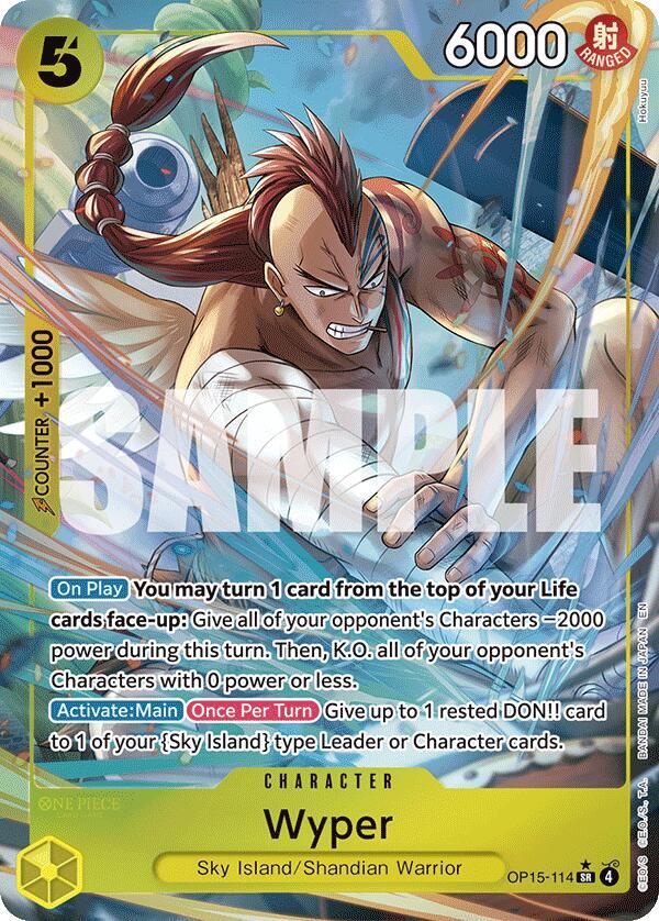 Wyper (Alternate Art) (OP15-114) [Adventure on Kami's Island]