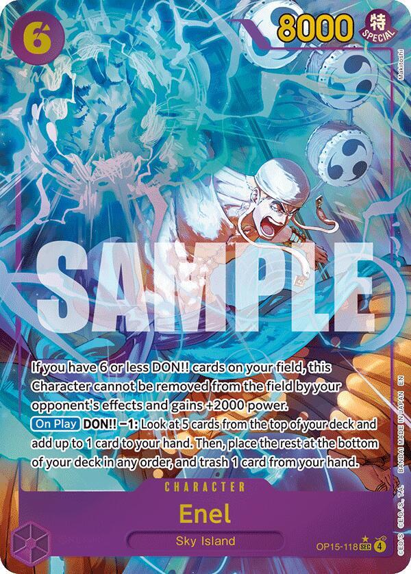 Enel (OP15-118) (Alternate Art) (OP15-118) [Adventure on Kami's Island]