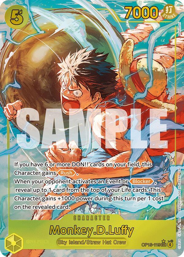 Monkey.D.Luffy (OP15-119) (Alternate Art) (OP15-119) [Adventure on Kami's Island]