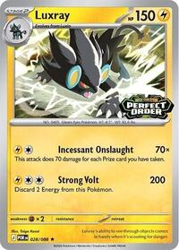 Luxray (Perfect Order Stamped) (028/088) [Miscellaneous Cards & Products]