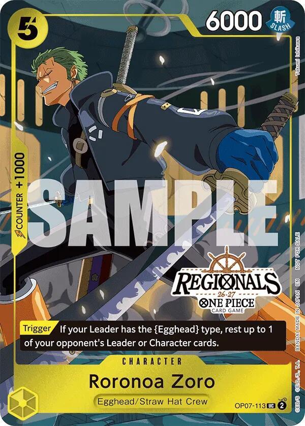 Roronoa Zoro (113) (Regional Participation Pack 2026 Vol.1) (OP07-113) [One Piece Promotion Cards]