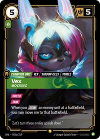 Vex - Mocking (Alternate Art) (055a/219) [Unleashed]