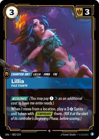 Lillia - Fae Fawn (082/219) [Unleashed]