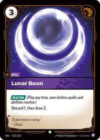 Lunar Boon (125/219) [Unleashed]