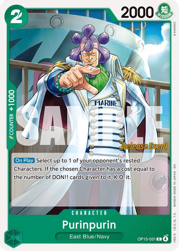 Purinpurin (OP15-031) [Adventure on Kami's Island Release Event Cards]