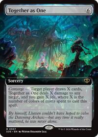 Together as One (Extended Art) (307) [Secrets of Strixhaven]