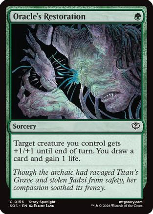 Oracle's Restoration (SOS-156) - Secrets of Strixhaven