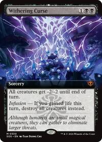 Withering Curse (Extended Art) (330) [Secrets of Strixhaven]