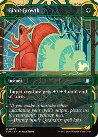 Giant Growth (52) [Secrets of Strixhaven: Mystical Archive]