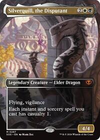 Silverquill, the Disputant (Borderless) (287) [Secrets of Strixhaven]