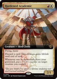 Hardened Academic (Extended Art) (351) [Secrets of Strixhaven]
