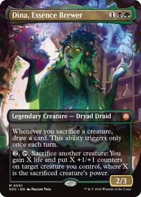Dina, Essence Brewer (Borderless) (1) [Commander: Secrets of Strixhaven]