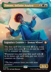 Zimone, Infinite Analyst (Borderless) (10) [Commander: Secrets of Strixhaven]