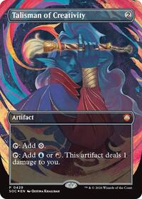 Talisman of Creativity (Borderless) (429) [Commander: Secrets of Strixhaven]