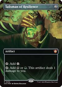 Talisman of Resilience (Borderless) (432) [Commander: Secrets of Strixhaven]