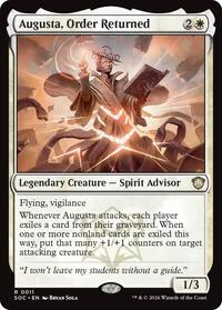 Augusta, Order Returned (11) [Commander: Secrets of Strixhaven]