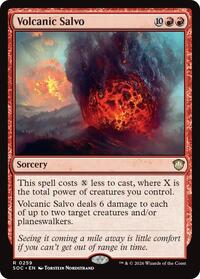 Volcanic Salvo (259) [Commander: Secrets of Strixhaven]