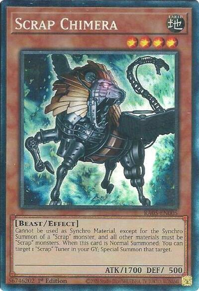 Scrap Chimera (Collector's Rare) (RA05-EN005) [Rarity Collection 5]