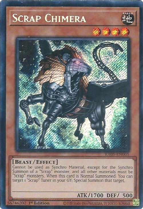 Scrap Chimera (Secret Rare) (RA05-EN005) [Rarity Collection 5]