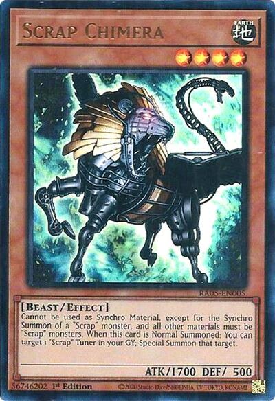 Scrap Chimera (Ultra Rare) (RA05-EN005) [Rarity Collection 5]