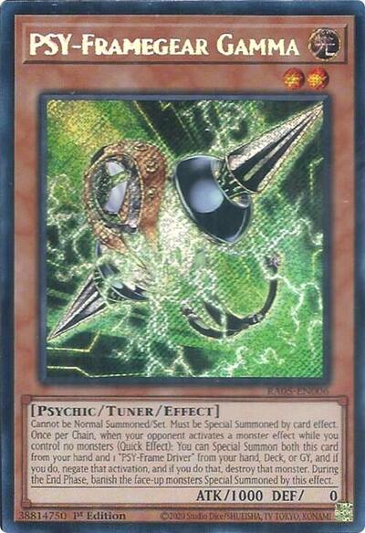 PSY-Framegear Gamma (Secret Rare) (RA05-EN006) [Rarity Collection 5]