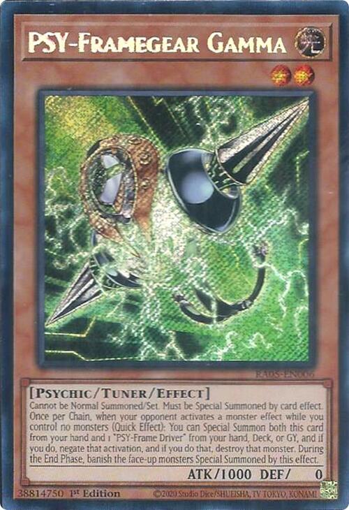 PSY-Framegear Gamma (Secret Rare) (RA05-EN006) [Rarity Collection 5]