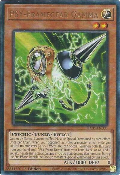 PSY-Framegear Gamma (Ultimate Rare) (RA05-EN006) [Rarity Collection 5]