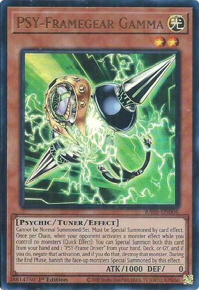 PSY-Framegear Gamma (Ultra Rare) (RA05-EN006) [Rarity Collection 5]