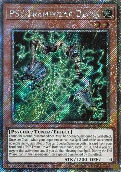 PSY-Framegear Delta (Platinum Secret Rare) (RA05-EN007) [Rarity Collection 5]