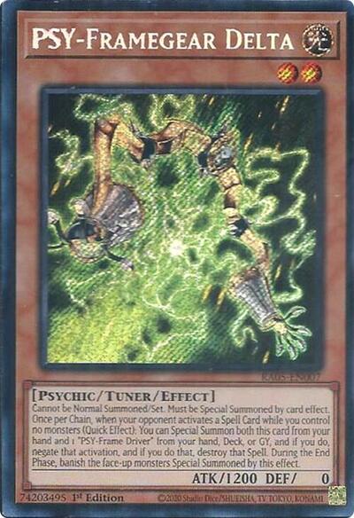 PSY-Framegear Delta (Secret Rare) (RA05-EN007) [Rarity Collection 5]