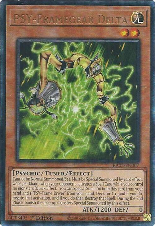 PSY-Framegear Delta (Ultimate Rare) (RA05-EN007) [Rarity Collection 5]