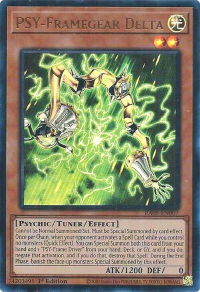PSY-Framegear Delta (Ultra Rare) (RA05-EN007) [Rarity Collection 5]