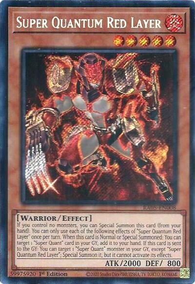 Super Quantum Red Layer (Secret Rare) (RA05-EN008) [Rarity Collection 5]