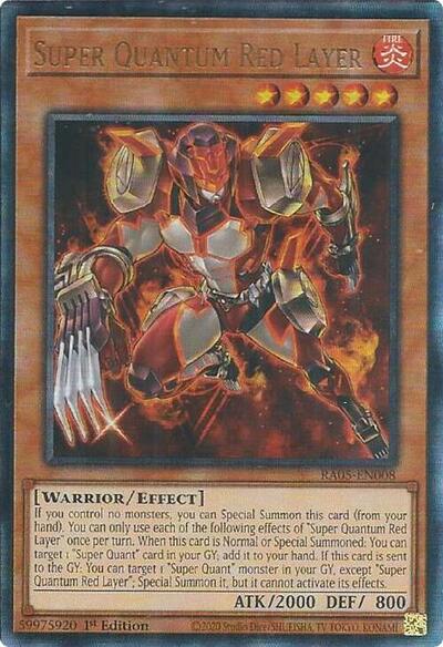 Super Quantum Red Layer (Ultimate Rare) (RA05-EN008) [Rarity Collection 5]