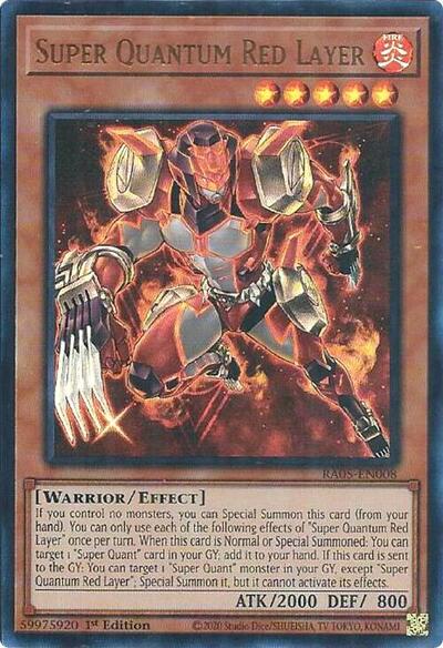 Super Quantum Red Layer (Ultra Rare) (RA05-EN008) [Rarity Collection 5]